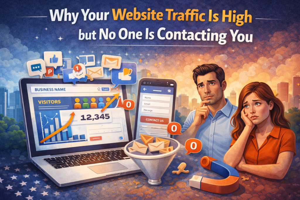 Why Your Website Traffic Is High but No Leads Are Coming In