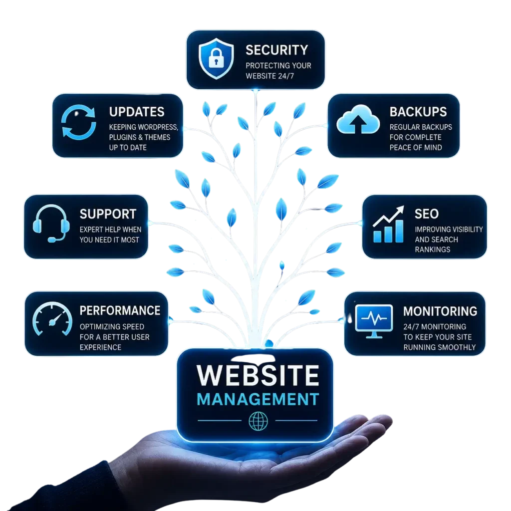 WEBSITE MANAGEMENT & CARE PLANS